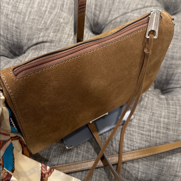 Rebecca Minkoff Avery Brown Suede Crossbody EUC - Picture 10 of 17